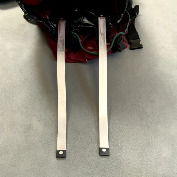 RIDGEWAY by Kelty Hiking Travel Internal Backpack Burgundy Green Up to 48" Waist - Picture 7 of 16